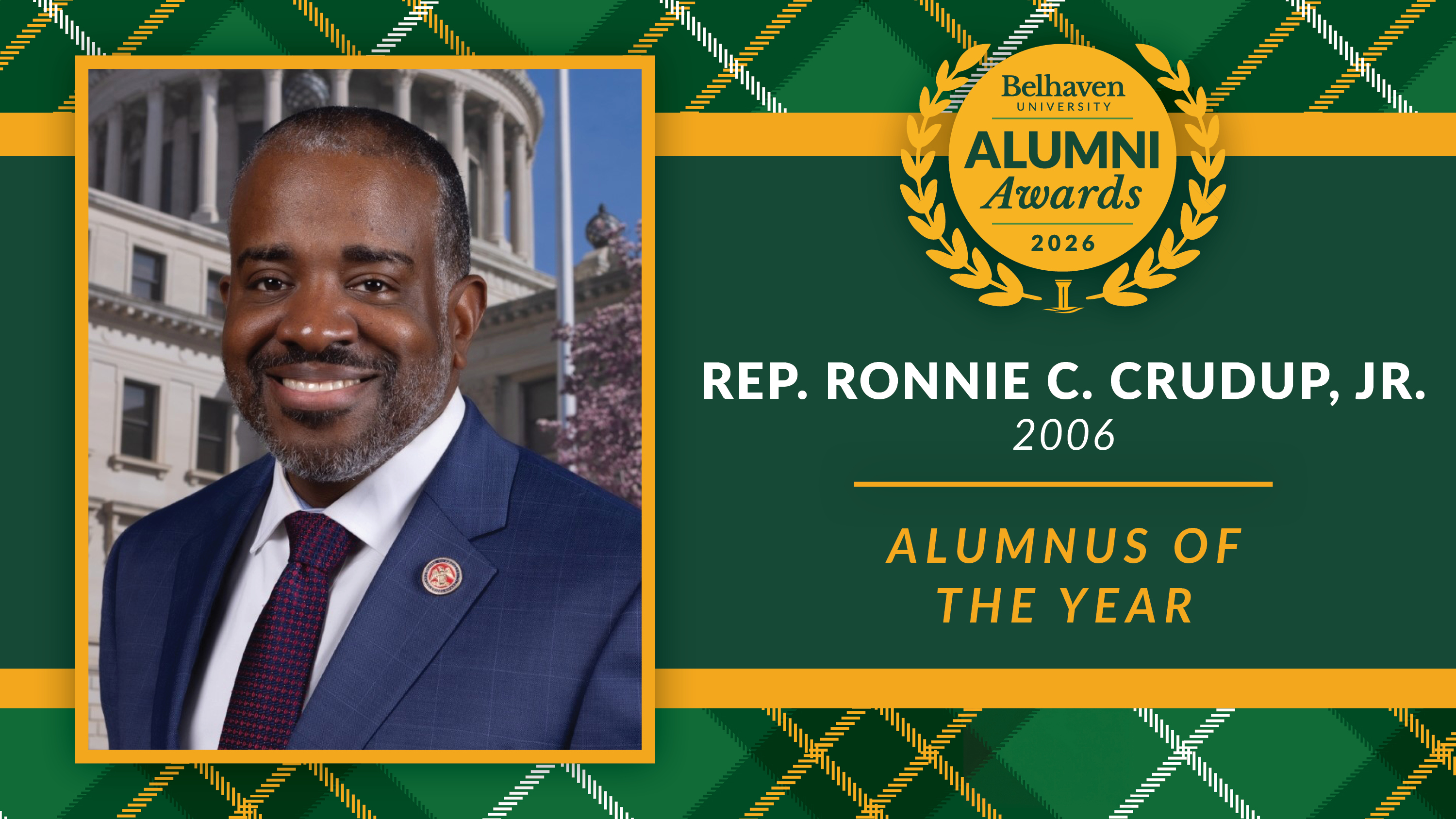 Ronnie Crudup, Alumni Awards 2026