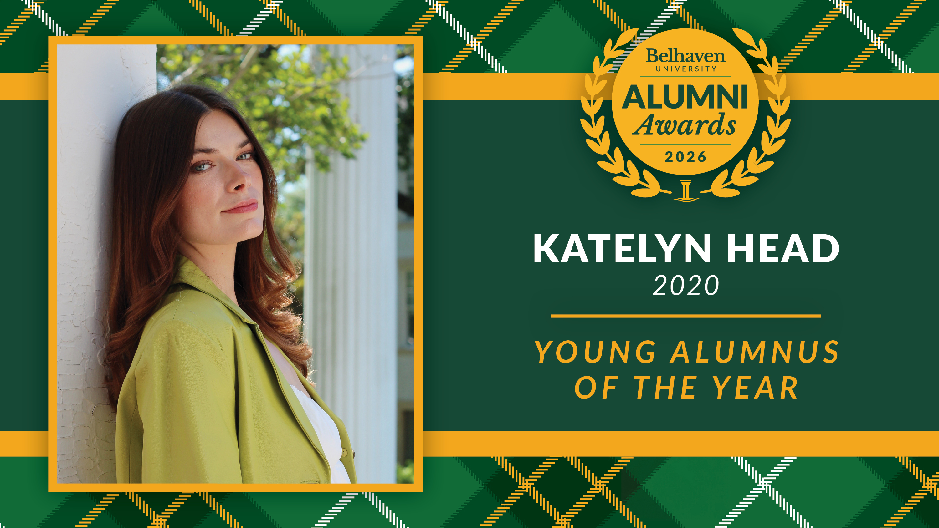 Kate Head, Alumni Awards 2026