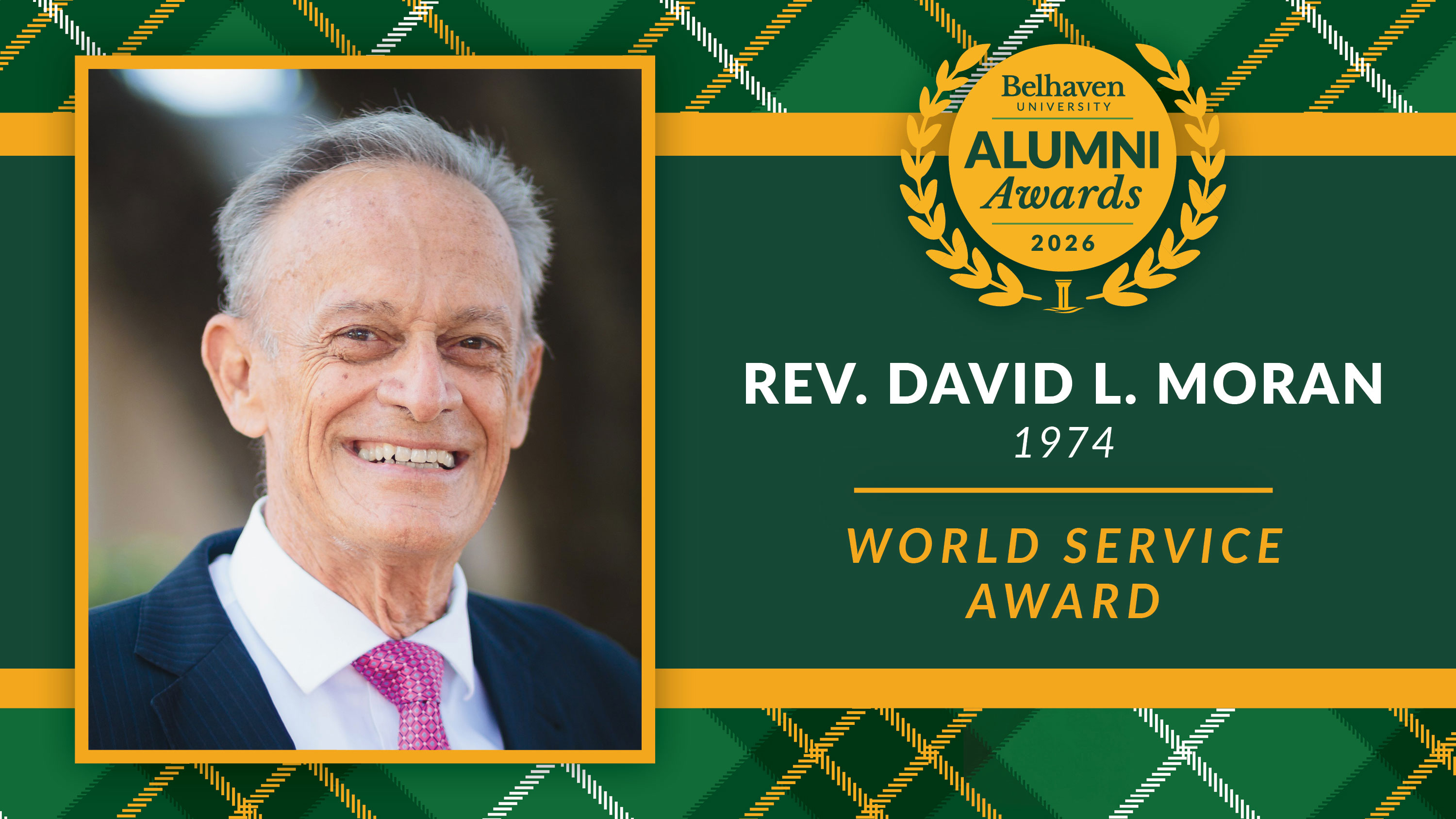 David Morgan, Alumni Awards 2026