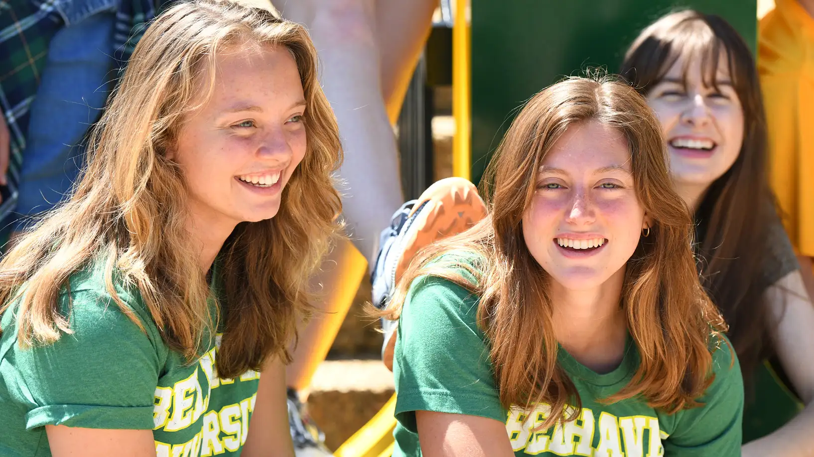 group of students smiling