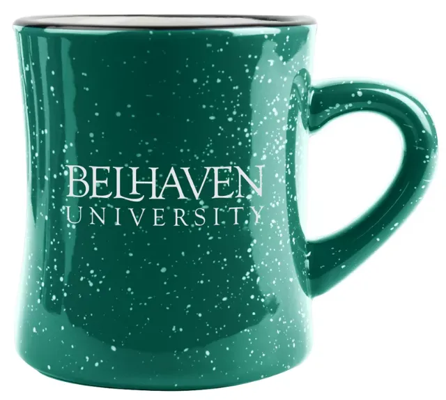 Belhaven university branded mug