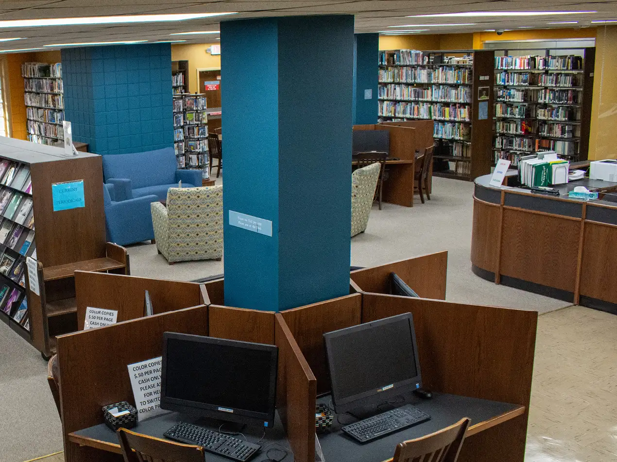 belhaven library interior