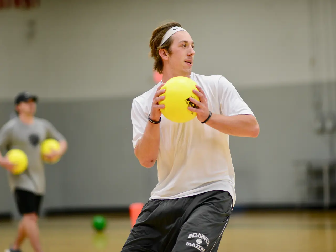 person playing dodgeball