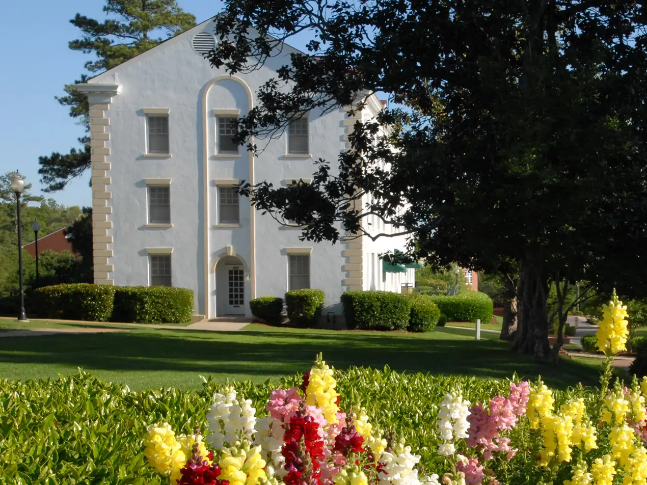 Side view of Helen White Hall
