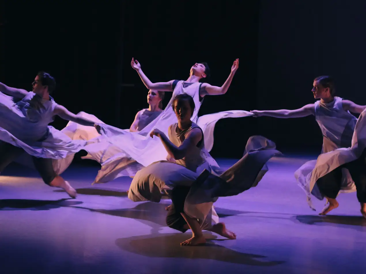 dance students performing
