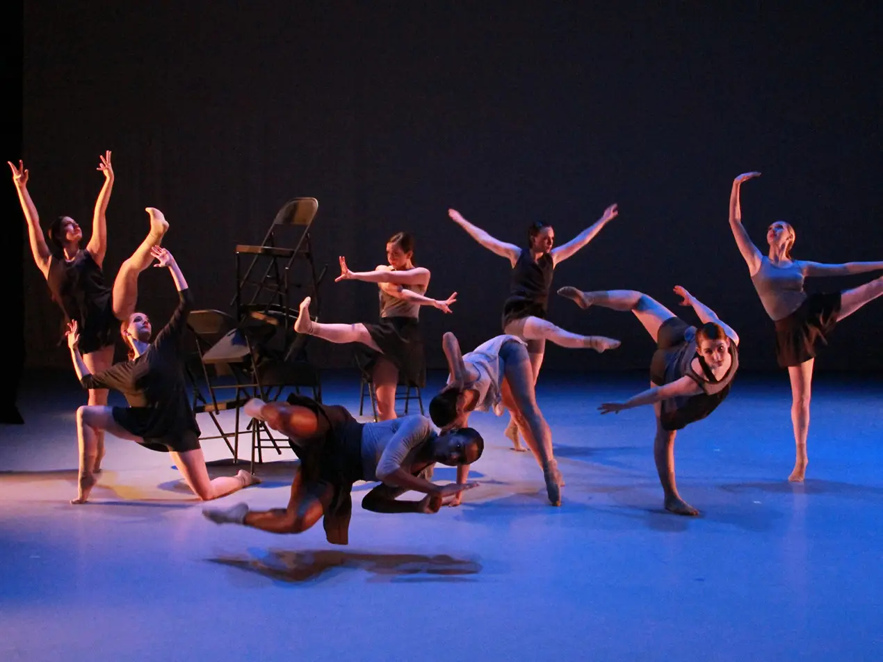 dance students performing