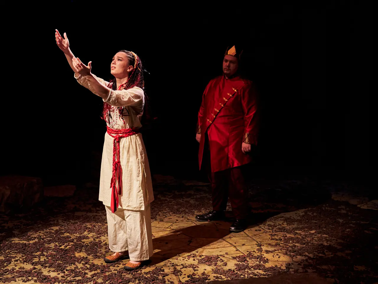 THEBES - Antigone reaches up to heavens