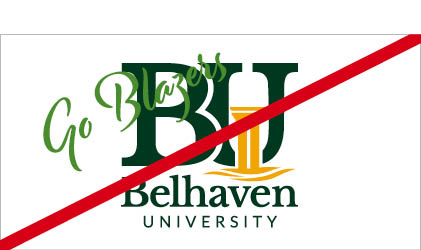 Do not place text on top of logo