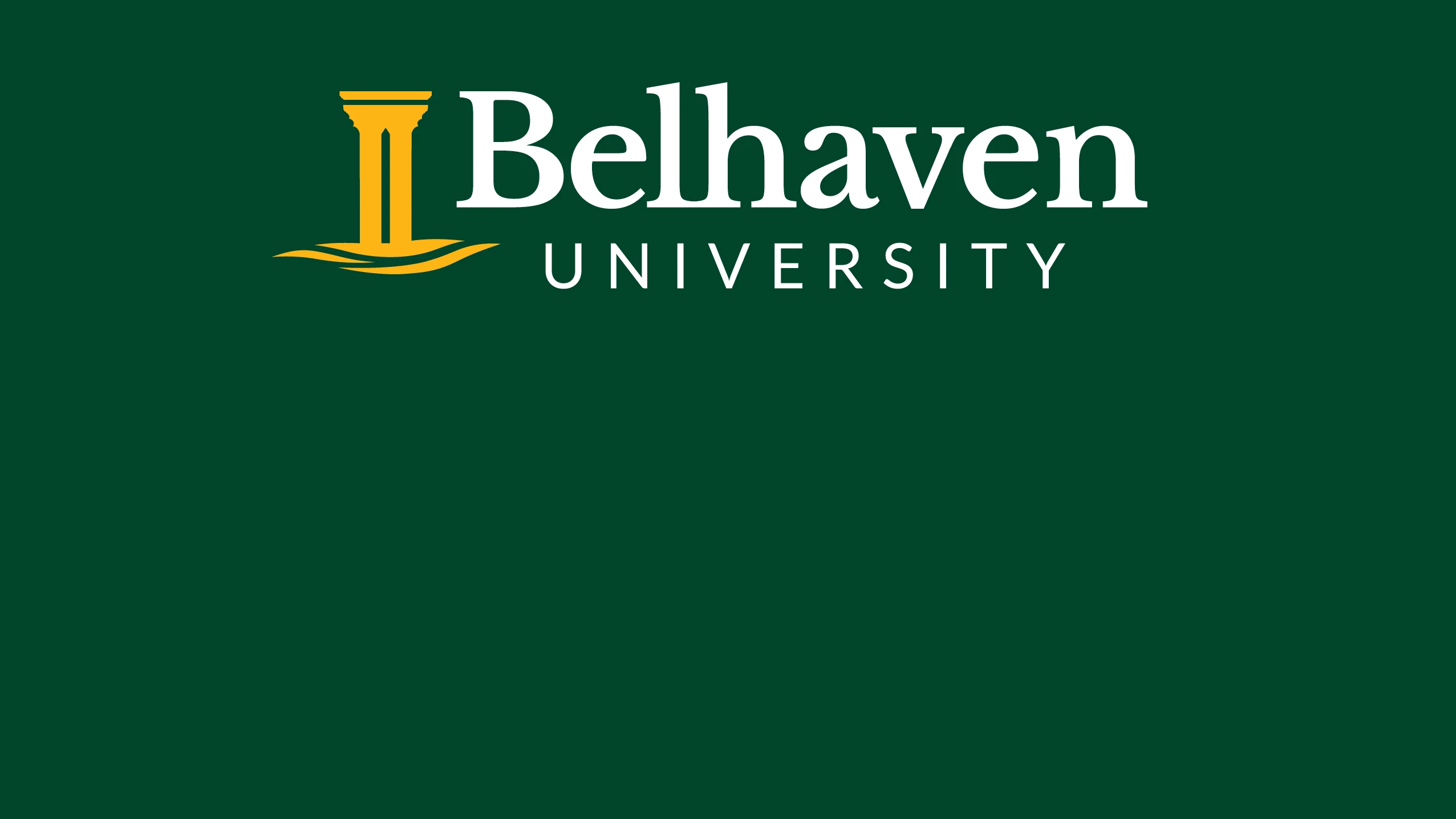 Belhaven University new logo