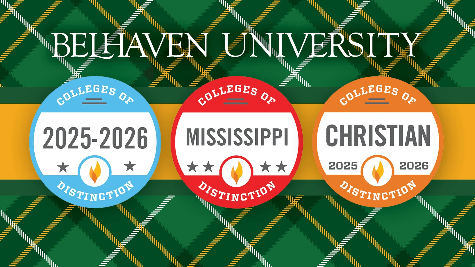 Belhaven Earns National Recognition for Academic Excellence