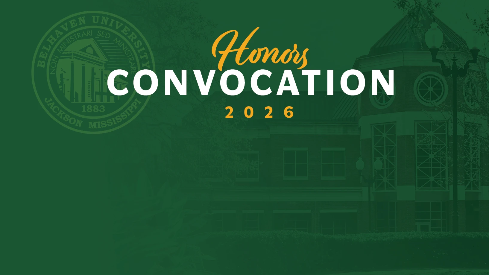 Belhaven University Honors Student Achievement at 2026 Honors Convocation