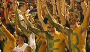 Blazer Fans at Riverside Rumble 2008