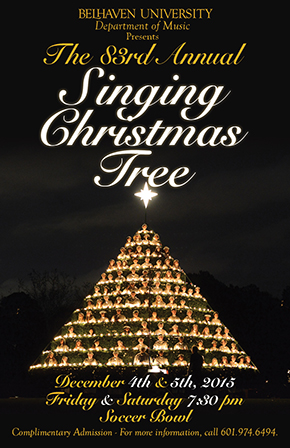 BU Singing Christmas Tree 2015