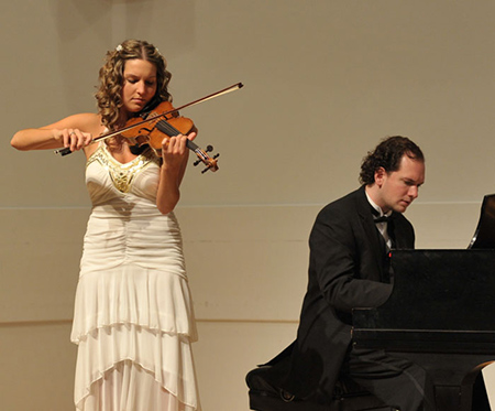 piano and violin